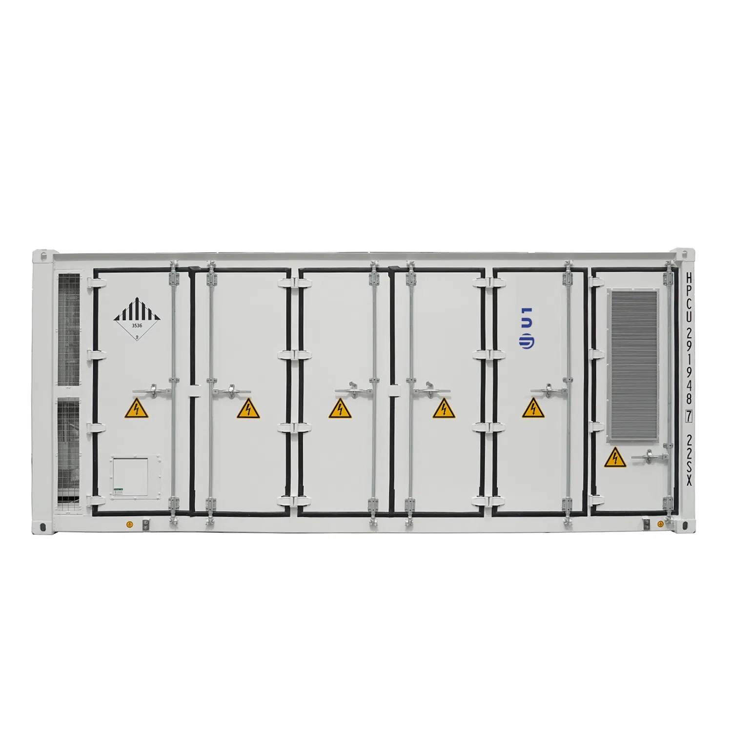 Contenedor de Almacenamiento de Energía Industrial de Alta Potencia de Salida Estable de Voltaje de Red Híbrida Ess Bess 20FT