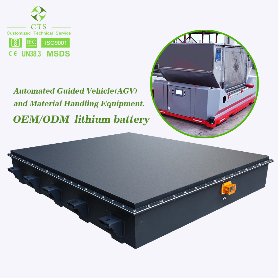 Cts 400V 500V 200ah 100kwh Módulo de Batería Prismática Módulo de Batería de Iones de Litio para ATV Agv