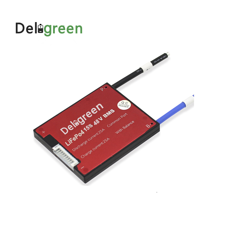 Mejor Vendido 48V LiFePO4 BMS 12s 40A para 50A 18650 Placas de Protección de Batería BMS Packs Circuitos Integrados de Balance para Scooter E-Bike