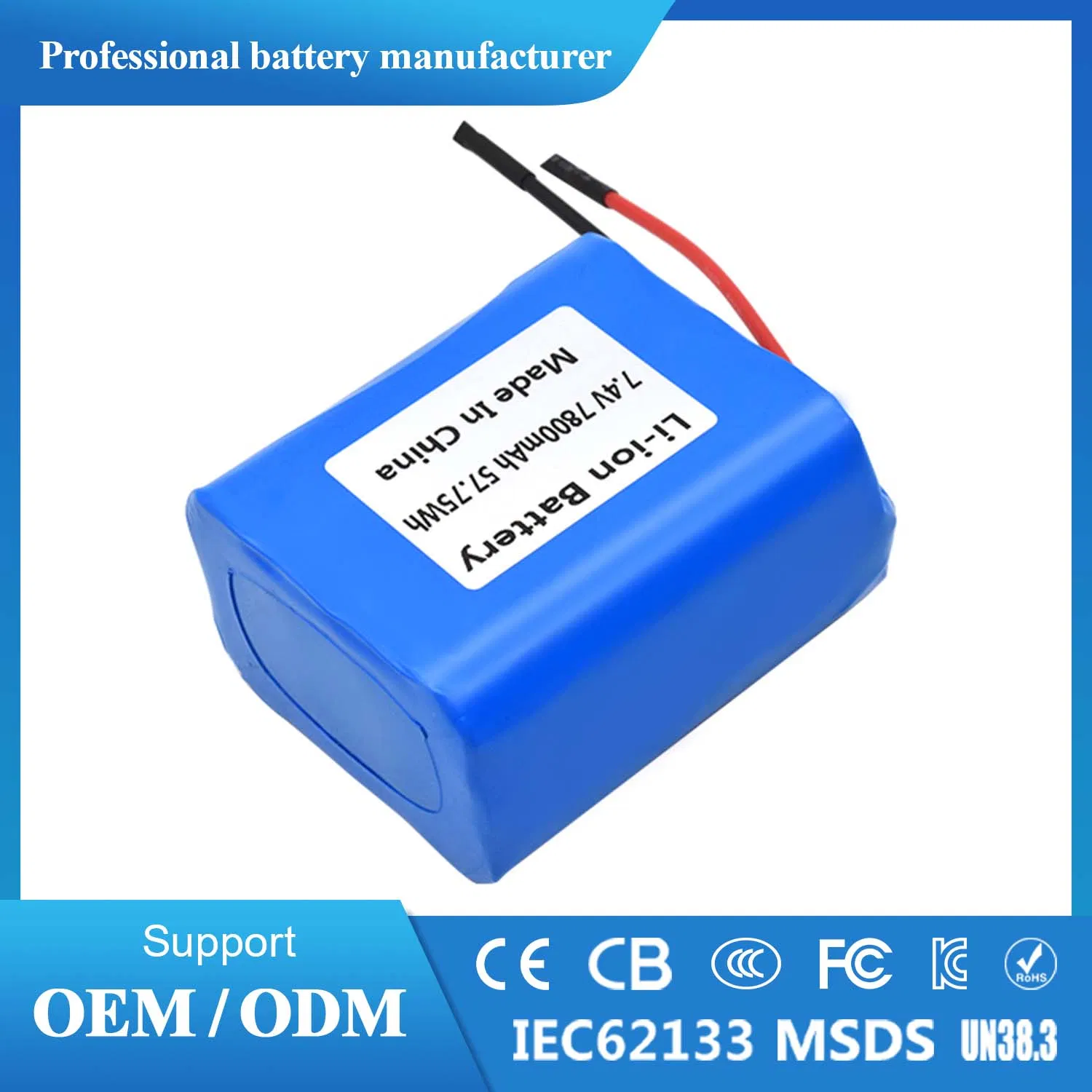 Batería recargable personalizable 18650/21700/32140/40140 LiFePO4 con BMS para almacenamiento solar y vehículos eléctricos 3.2V 100ah-200ah