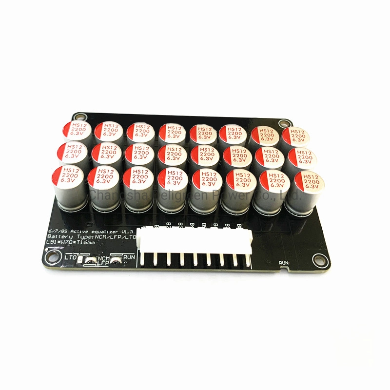 5A Ecualizador Activo Balanceador 3s 4s 8s 17s LiFePO4 Módulo de Ecualización Activa de Batería de Litio Lipo Lto que se Ajusta a Capacitor