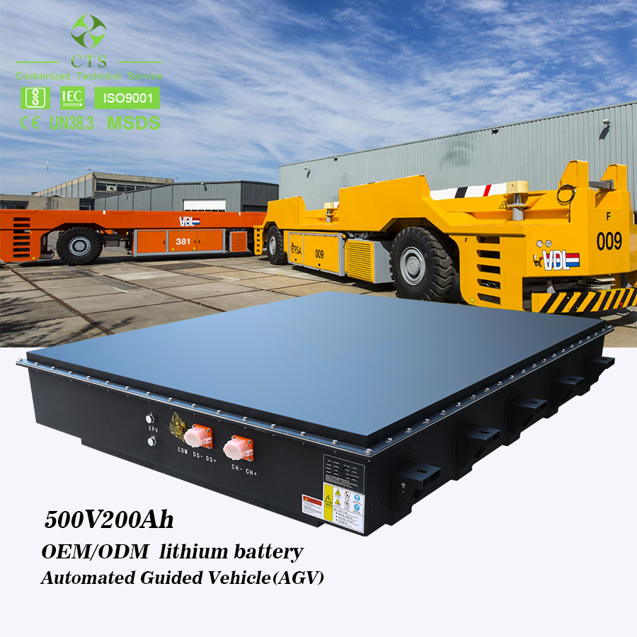 Módulo de Batería Prismática Personalizado 400V 500V 200ah Módulo de Batería de Ión de Litio para ATV Agv 100kwh