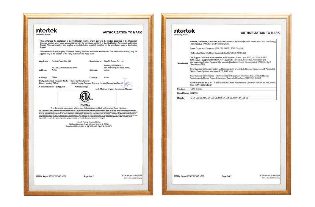 Certificaciones