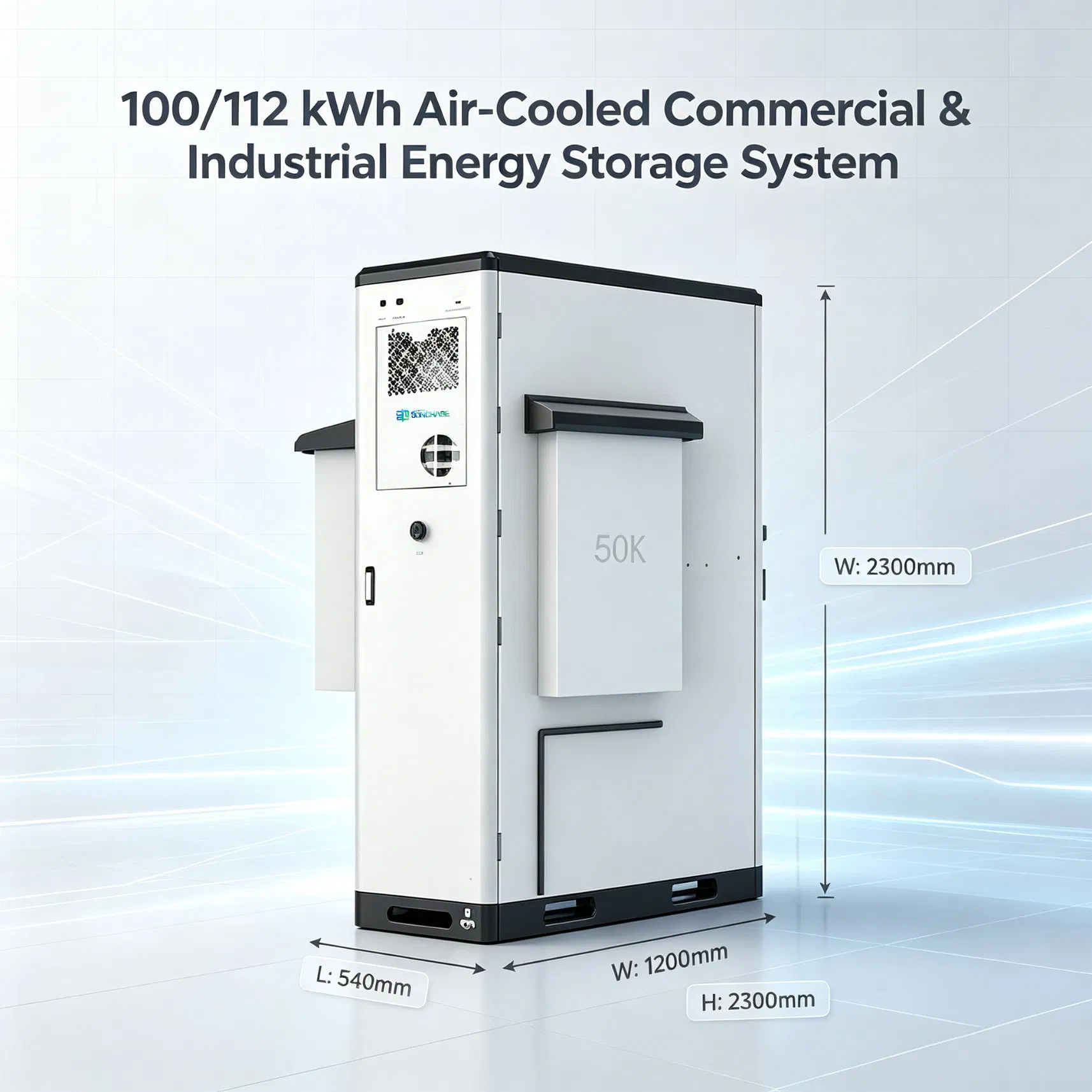 100kwh-500kwh 112kwh Capacidad Jonchase Comercial, Industrial Enfriamiento del Aire Disipación de Calor