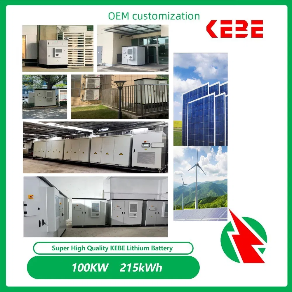 100kw200kw 215kwh 500kwh Sistema de Almacenamiento de Energía Solar Industrial y Comercial de Batería Distribuida de Larga Duración $0.115/Wh LiFePO4