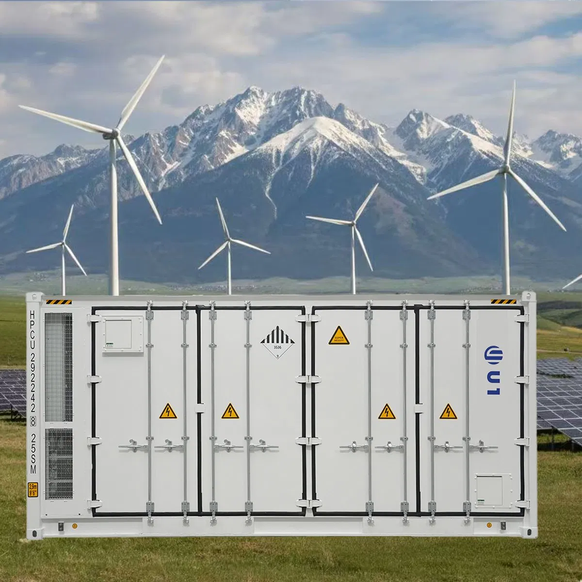 Almacenamiento de Energía en Contenedor 5.015mwh con Batería LFP de Alta Tensión en Contenedor