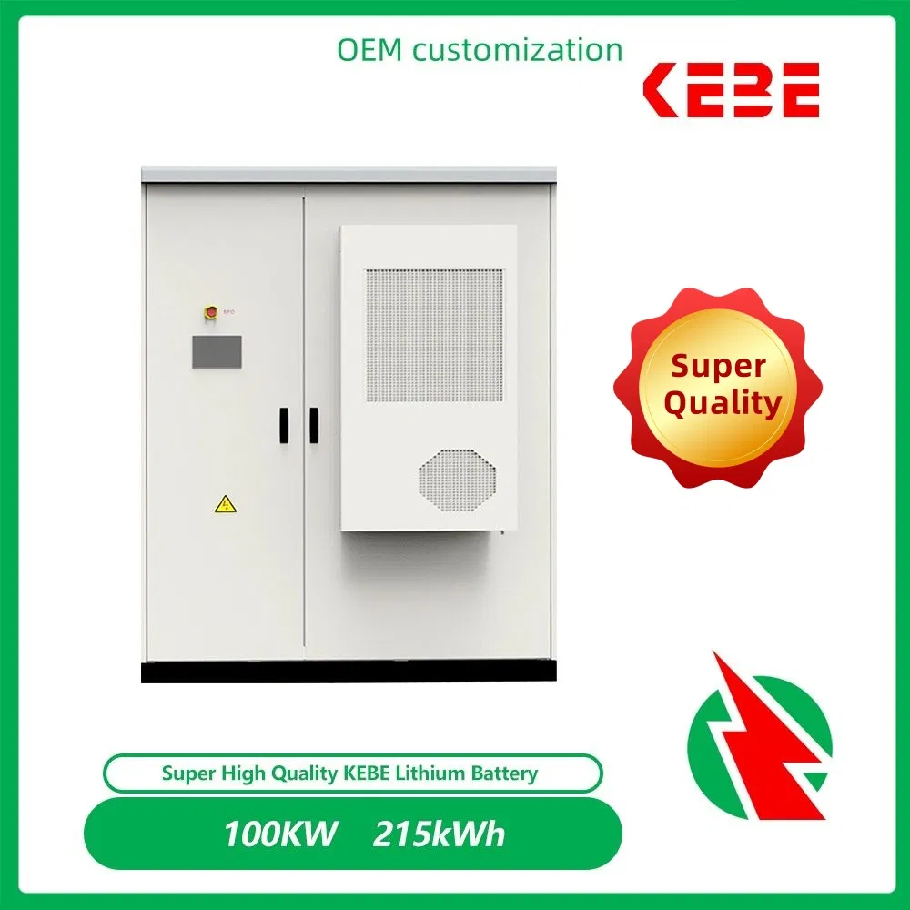 215kwh 500kwh $0.115/Wh Sistema de Energía Solar Distribuido 100kw200kw Batería de Almacenamiento de Energía Industrial y Comercial en Configuración Paralela y en Serie