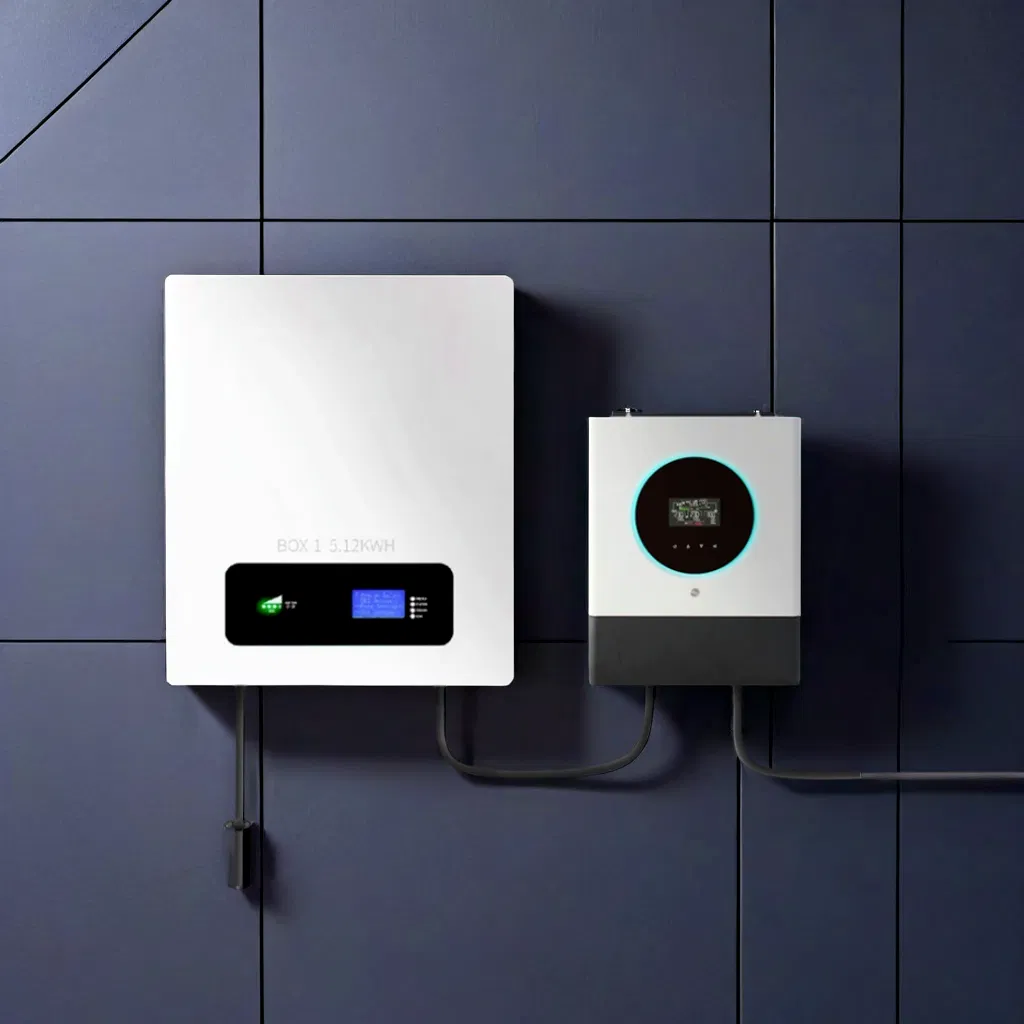 48V 100ah 200ah Batería de Fosfato de Litio Li-ion 5kwh 10kwh Sistema de Almacenamiento de Energía Solar Montado en la Pared para Respaldo de Paneles Solares Residenciales
