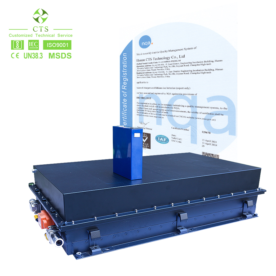 Autobús Eléctrico 500V 600V 700V 100kwh 120kwh 150kwh LiFePO4 Módulo de Batería LFP para EV