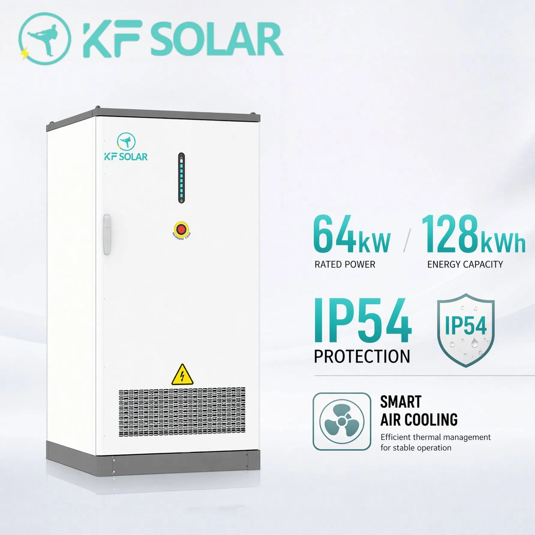 Sistema de Almacenamiento de Energía Solar Bess 128kwh para Uso Comercial e Industrial