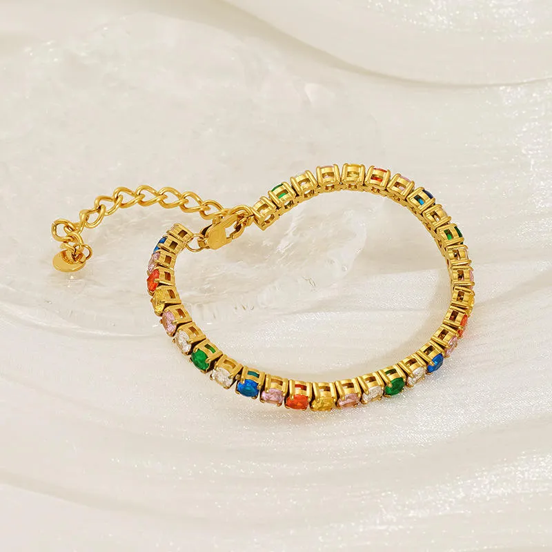 سوار تنس ذهب 18K
