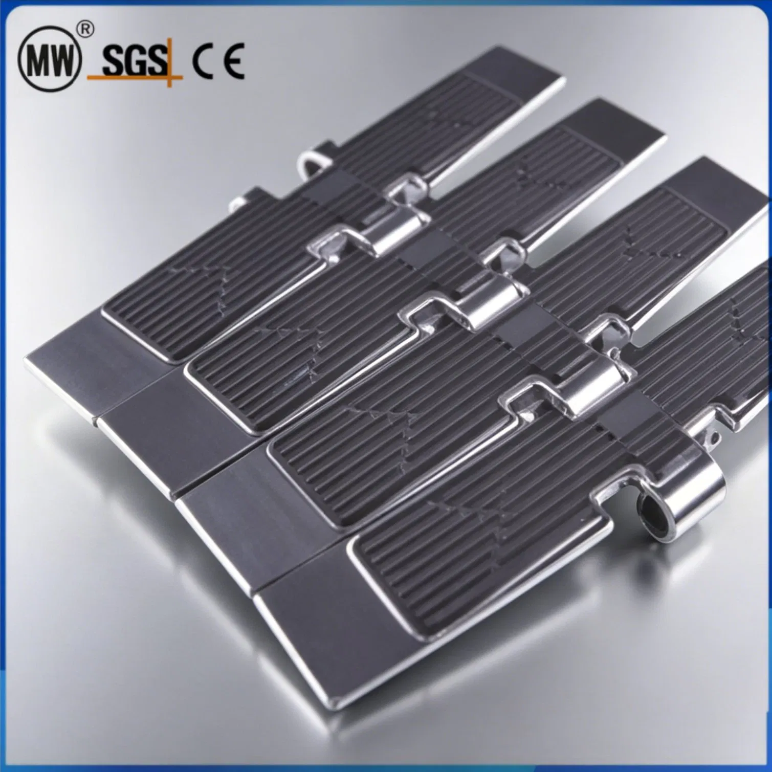 مجفف هواء ساخن مقاوم SS881 K600G سلسلة فولاذية مقاومة للصدأ بشكل مسطح ومستقر لخطوط إنتاج تجفيف المكسرات