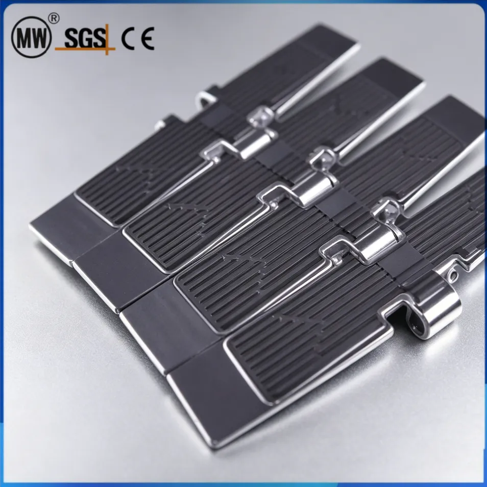 مجفف هواء ساخن مقاوم SS881 K600G سلسلة فولاذية مقاومة للصدأ بشكل مسطح ومستقر لخطوط إنتاج تجفيف المكسرات