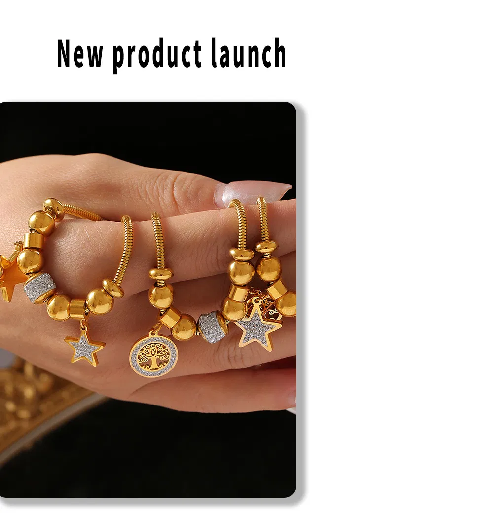 سوار أنيق بسيط 18K