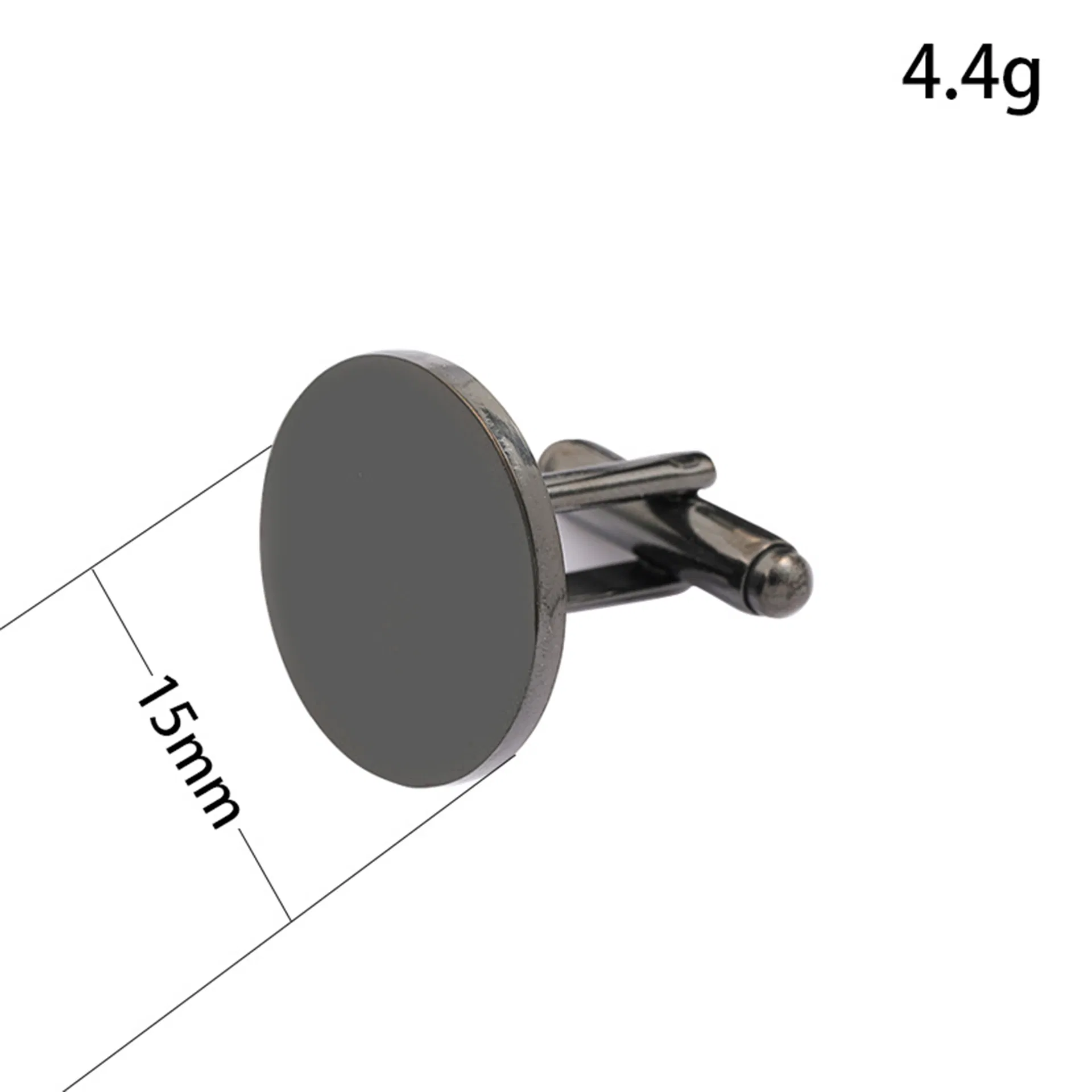 أزرار أكمام دائرية من الفولاذ المقاوم للصدأ 20mm