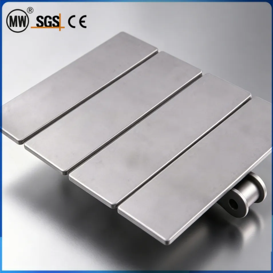 مجفف هواء ساخن مقاوم SS881 K600G سلسلة فولاذية مقاومة للصدأ بشكل مسطح ومستقر لخطوط إنتاج تجفيف المكسرات