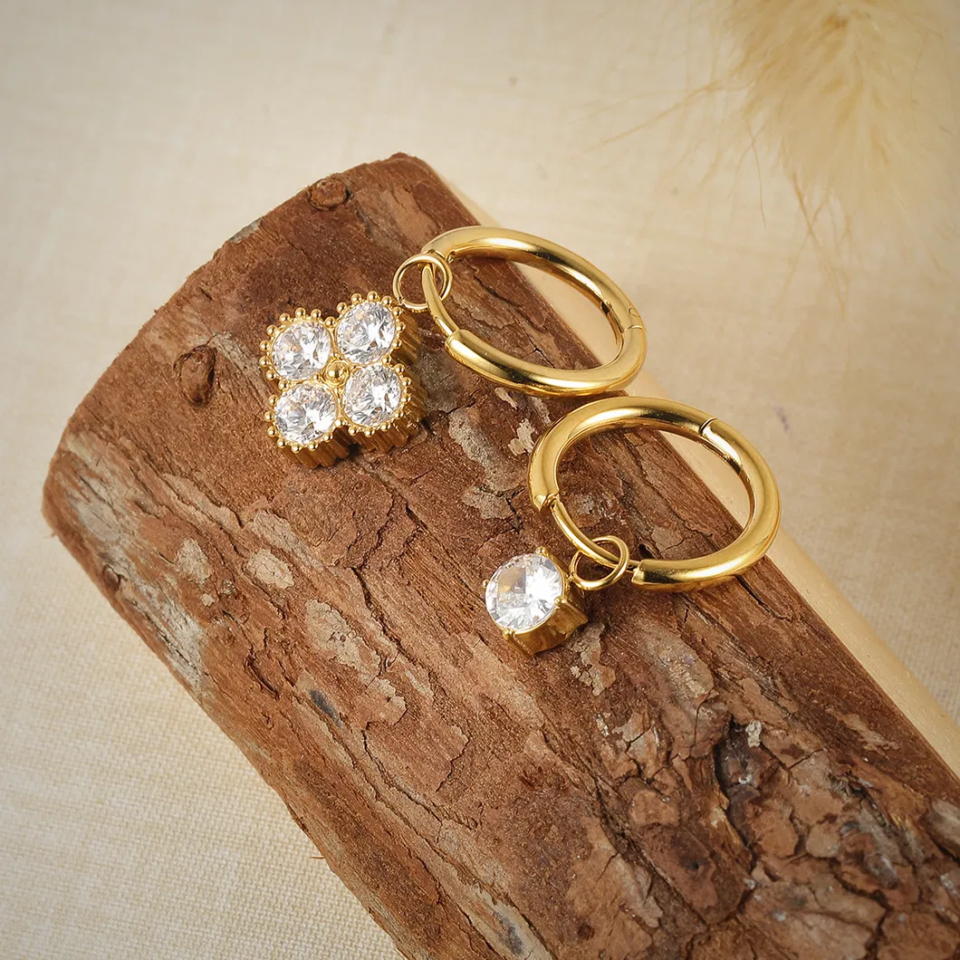 أقراط حلقية من الفولاذ المقاوم للصدأ بتصميم مضاد للحساسية وفقًا لمعايير CE