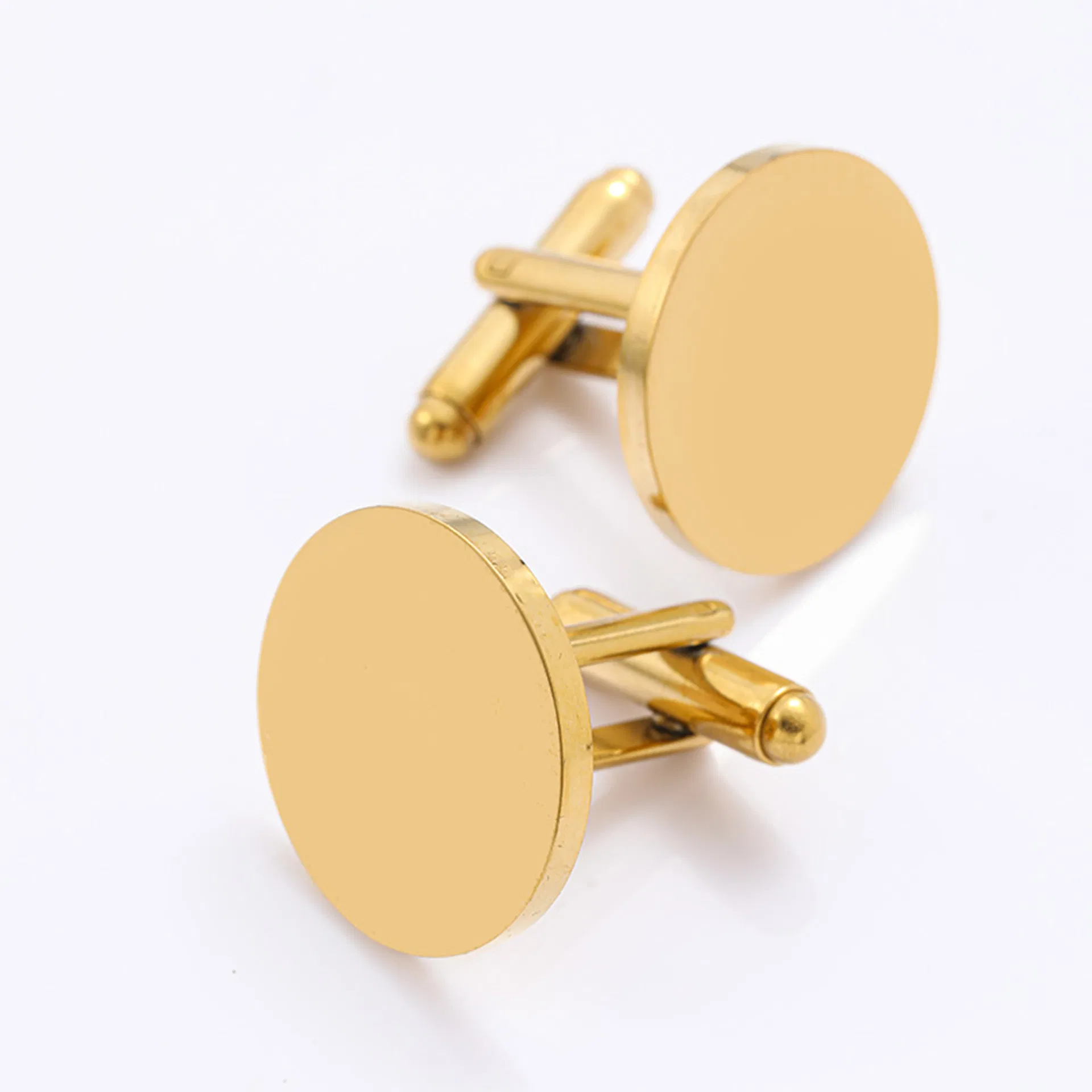 أزرار أكمام دائرية من الفولاذ المقاوم للصدأ 20mm