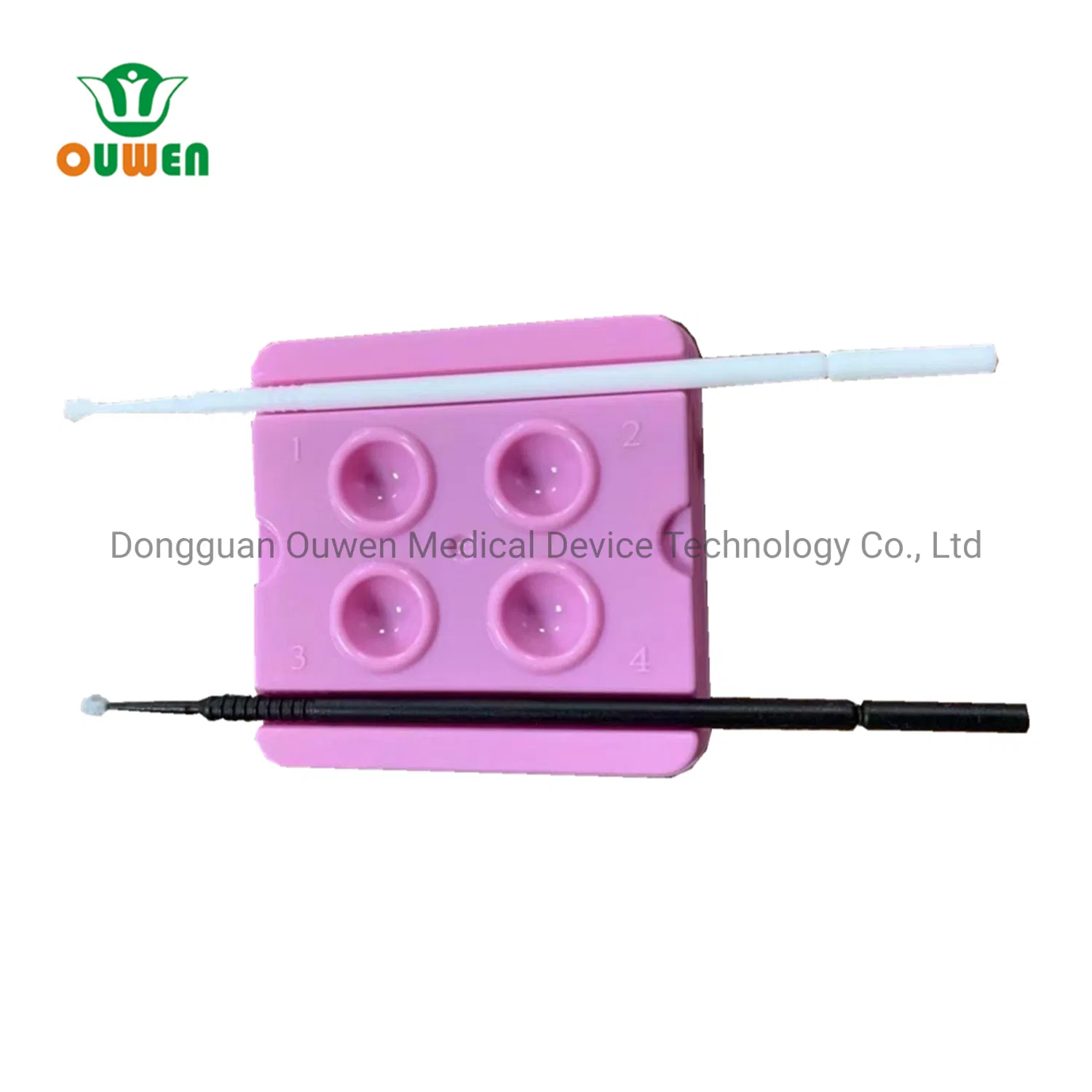 Dental Supply Adhesive Disposable Mixing 2/4 Holes Trays Model