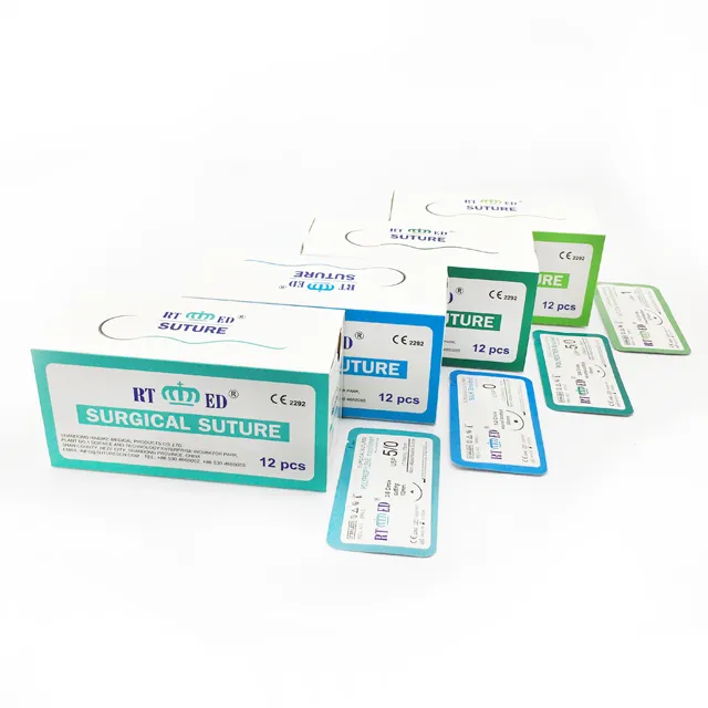 Non-Absorbable Surgical Suture with Needle Silk