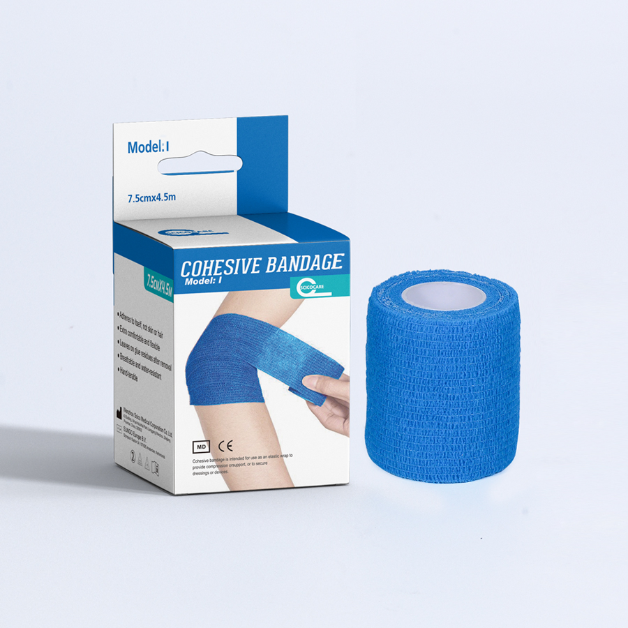 Wholesale Medical Grade Latex-Free Elastic Cohesive Bandage Custom Logo Sports Tape Custom Printed Vet Wrap