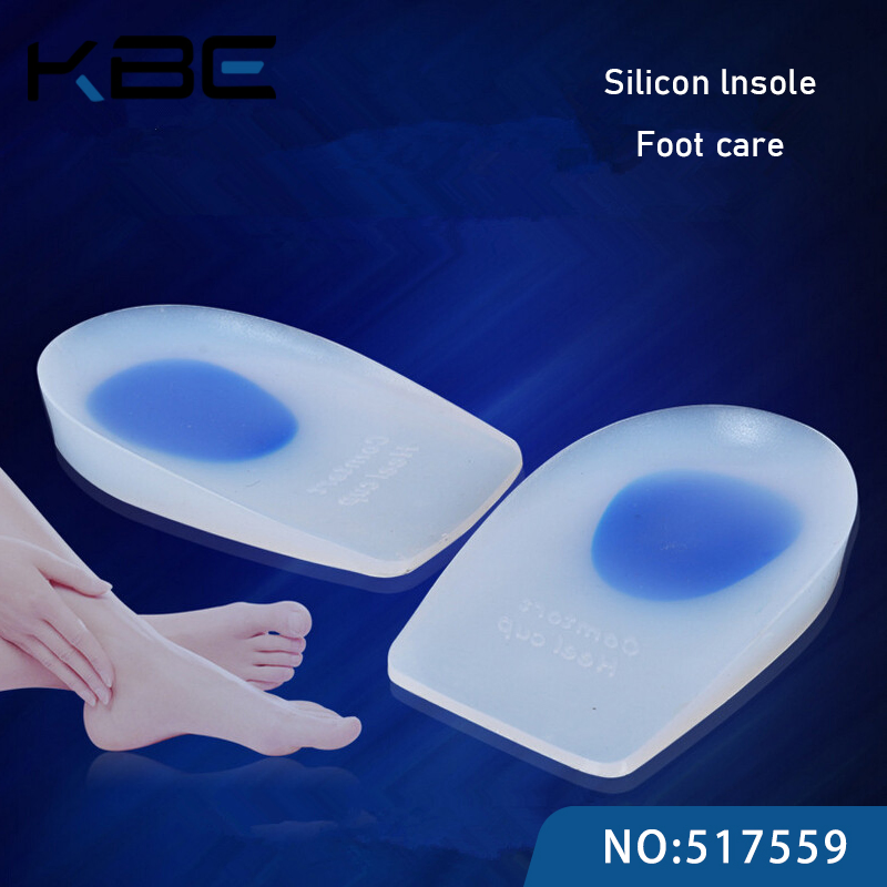 Sports &amp; Comfort Gel Shoes Pad Spur Insole Massage Silicon Heel Cushions