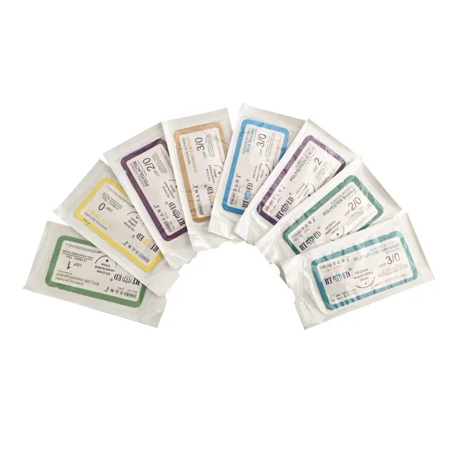 Non-Absorbable Surgical Suture with Needle Silk