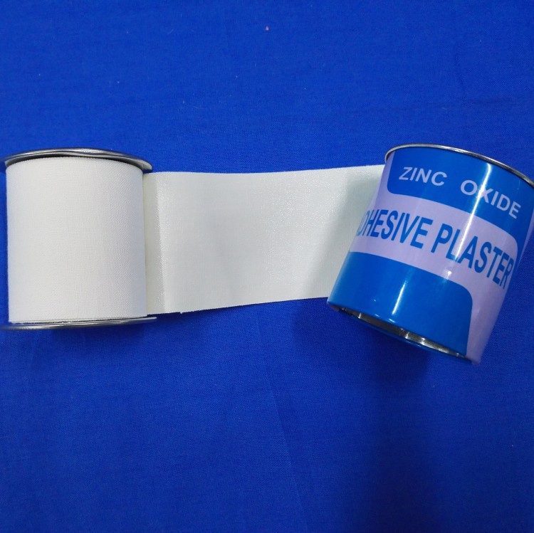 Surgical Adhesive Plaster Athletic Sports Tape Strong Rigid Strapping Tape for Sports Injuries Zinc Oxide Adhesive Plaster Zinc Oxide Tape for Tin Package