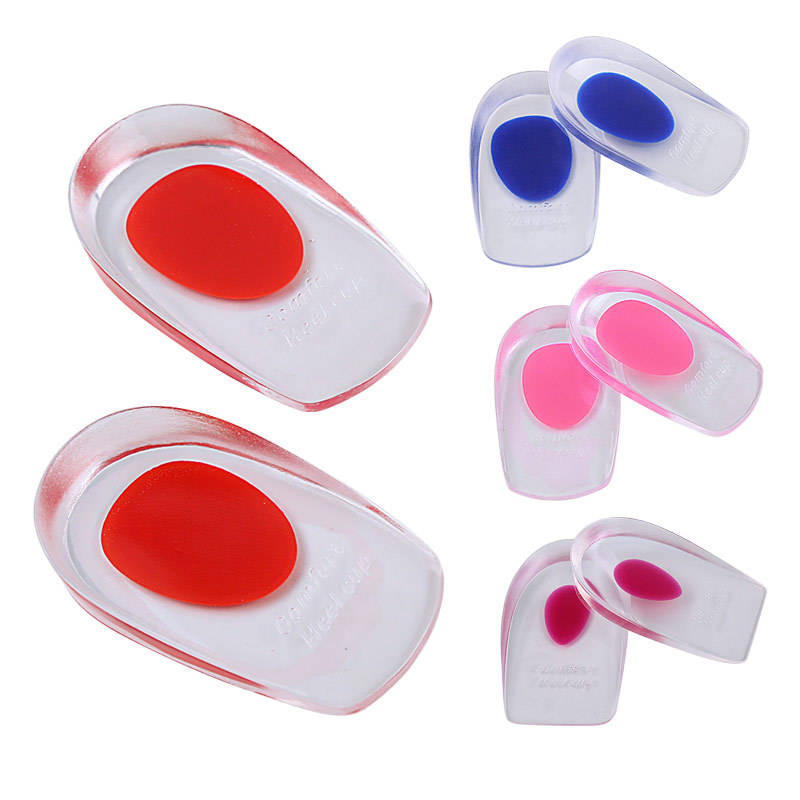 Gel Heel Cups Invisible Heel Insoles Silicone Foot Pad