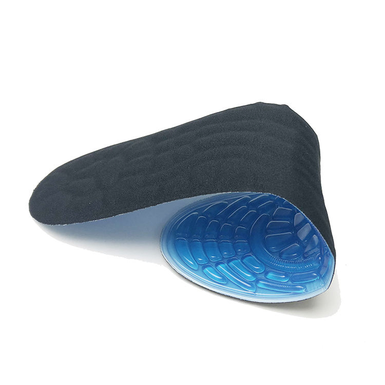 Trim to Size Good Shock Absorption Foot Pain Relief From Plantar Fasciitis Silicone Massaging Gel Insole
