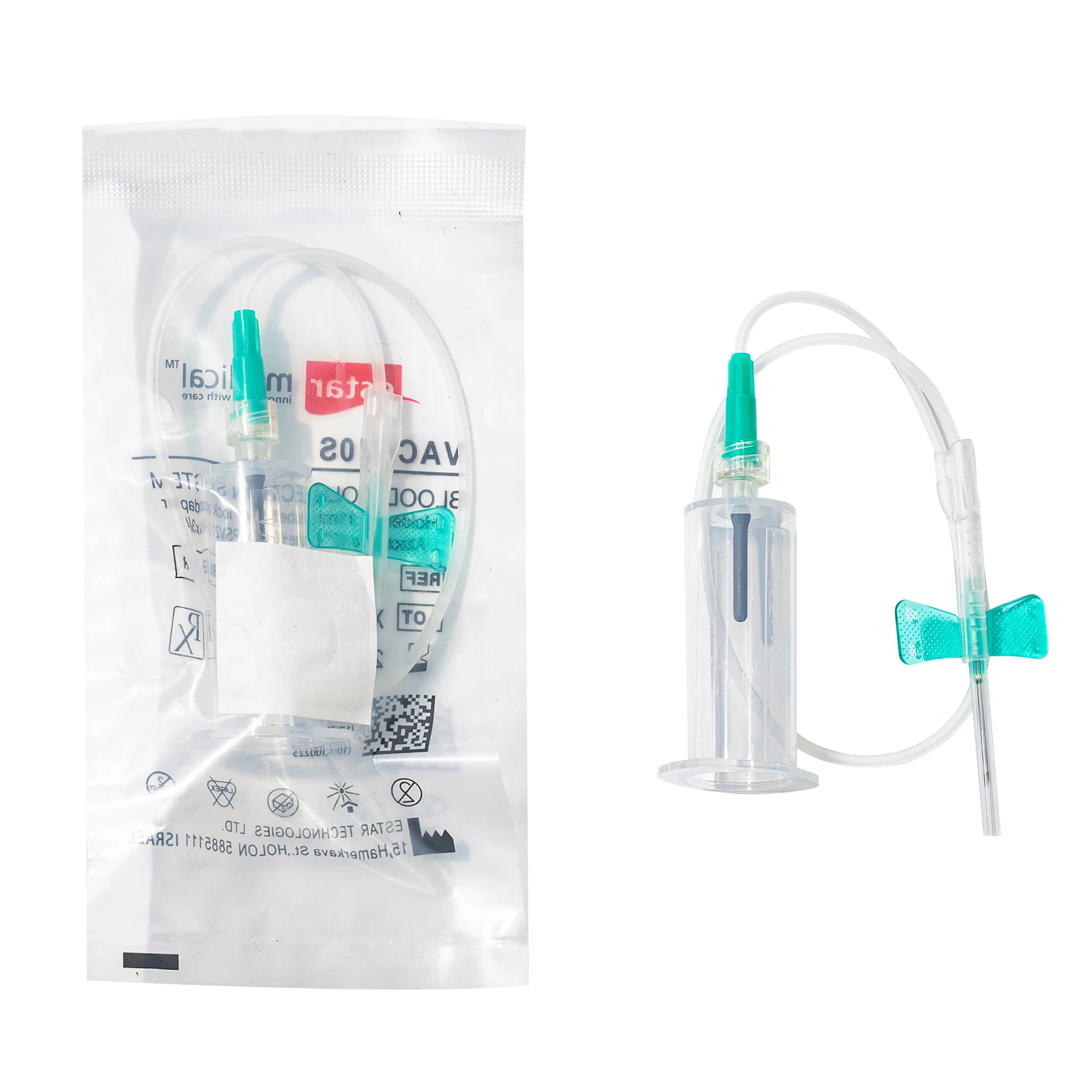 Medical Supplier Safety Butterfly Blood Collection Needle with Holder Scalp Vein Needle