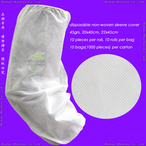 Waterproof Protective Medical/Surgical/CPE/SMS/PP/Nonwoven/Plastic Disposable PE Sleeve Cover for Household Cleaning/Clean-Room/Food Processing/Industry/Service