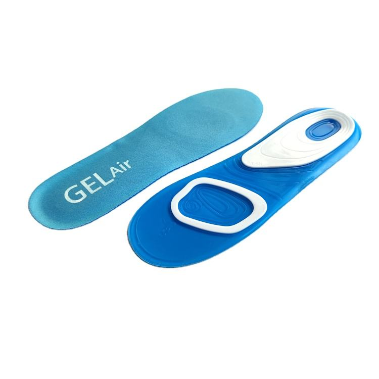 Sports Soft Silicone Gel Air Cushion Insole Hiking Running Shoe Insoles