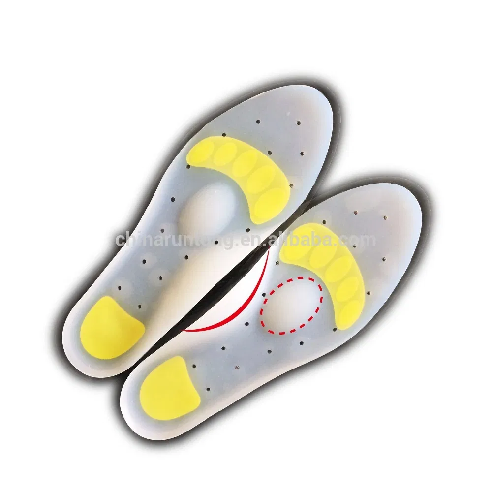 Comfortable Personalized Massage Silicone Insole for Shoe
