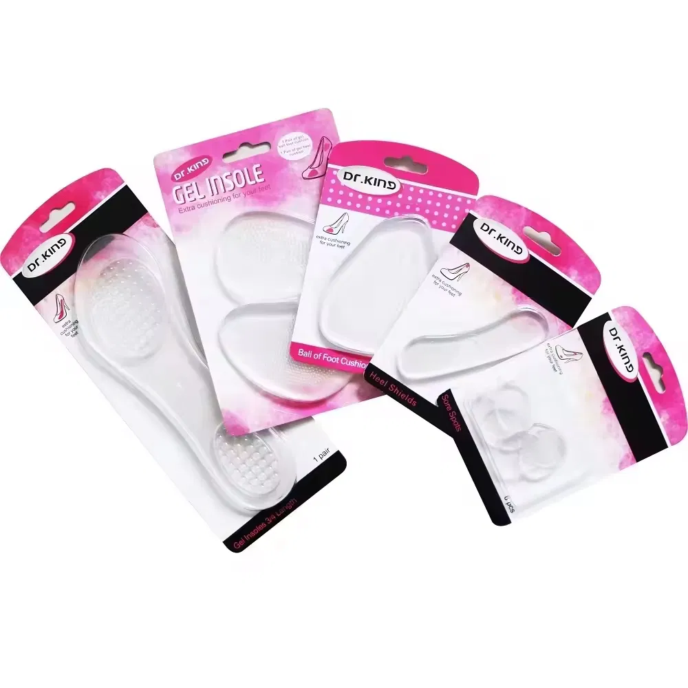 Comfortable Sports Insoles Half Fitness Silicone Gel Insoles for Shoes