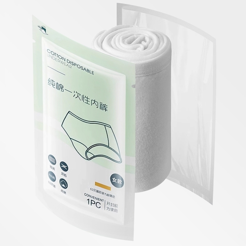 Disposable Underwear Factory Custom Cotton Travel Hotel Daily Panties Disposable Underwear for Women