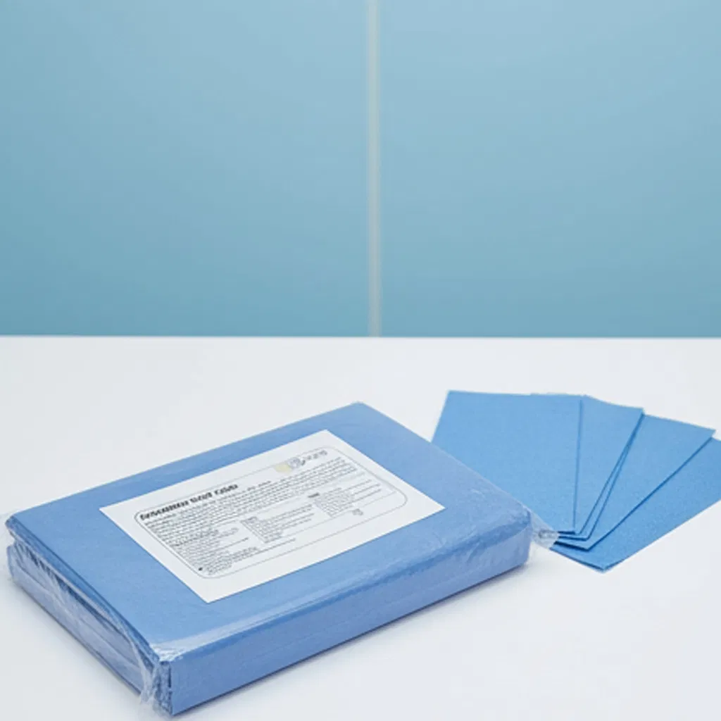 Absorbent Blue Nonwoven Tray Liners 2