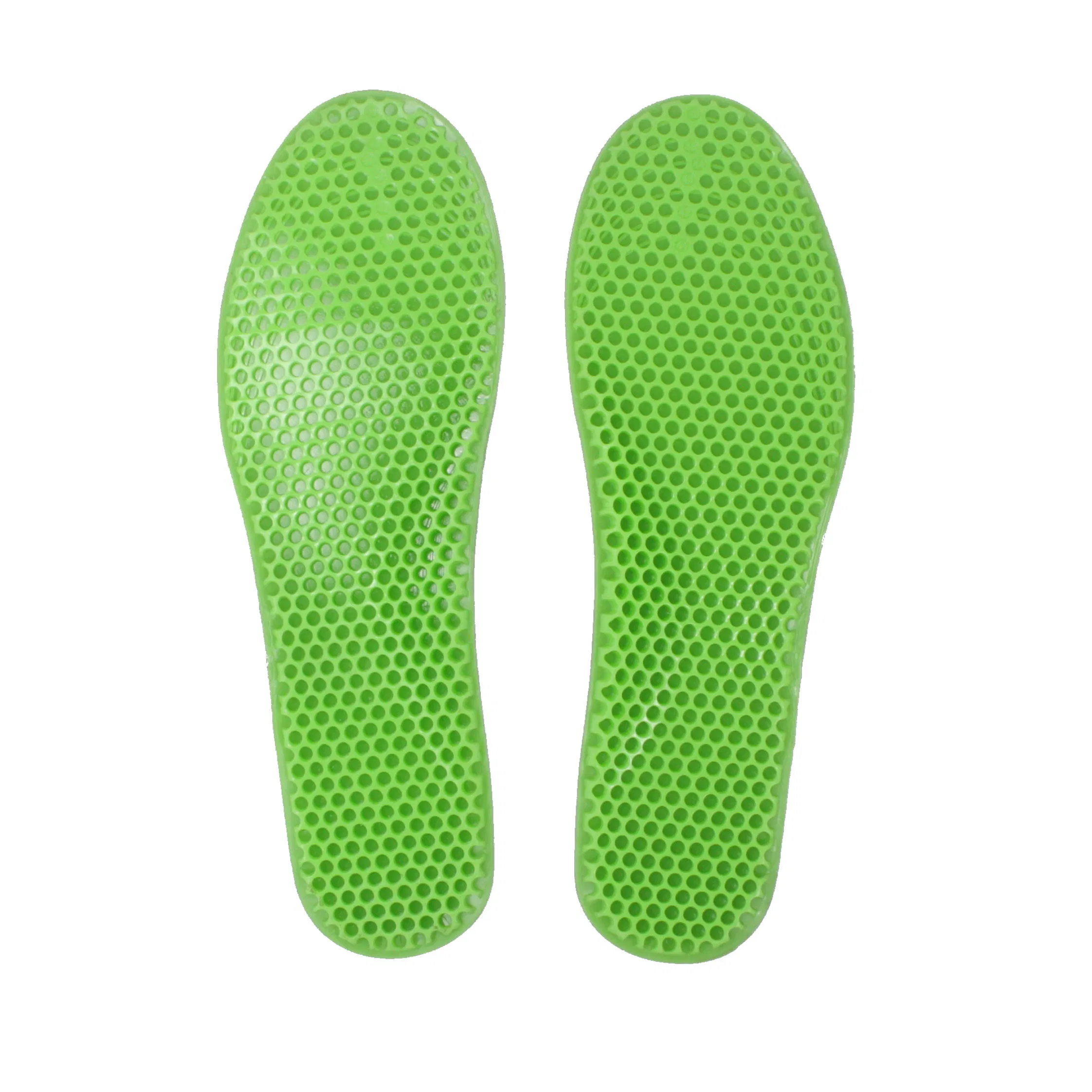 TPE Silicone Blend with Shock Absorption High Elasticity Honeycomb Sports Insoles