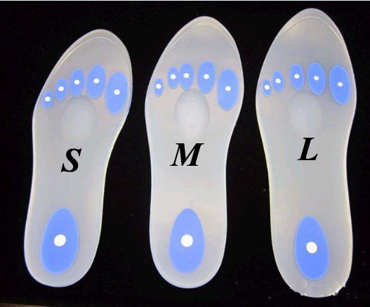 Silicone Gel Insoles for Shoes Cushioned Heel Insoles with Metatarsal Support