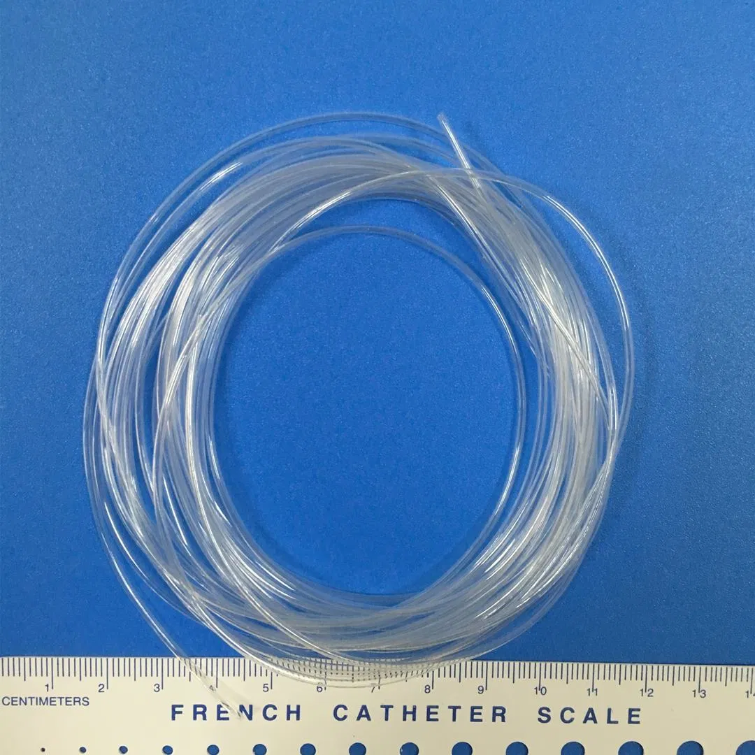 Disposable Medical Grade Transparent PVC/PP/TPU/Pebax Catheter with Single Lumen Tubing