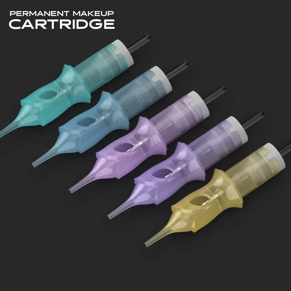 Medical Grade Multicolor Permanent Makeup Cartridge Stainless Steel Needling Needles