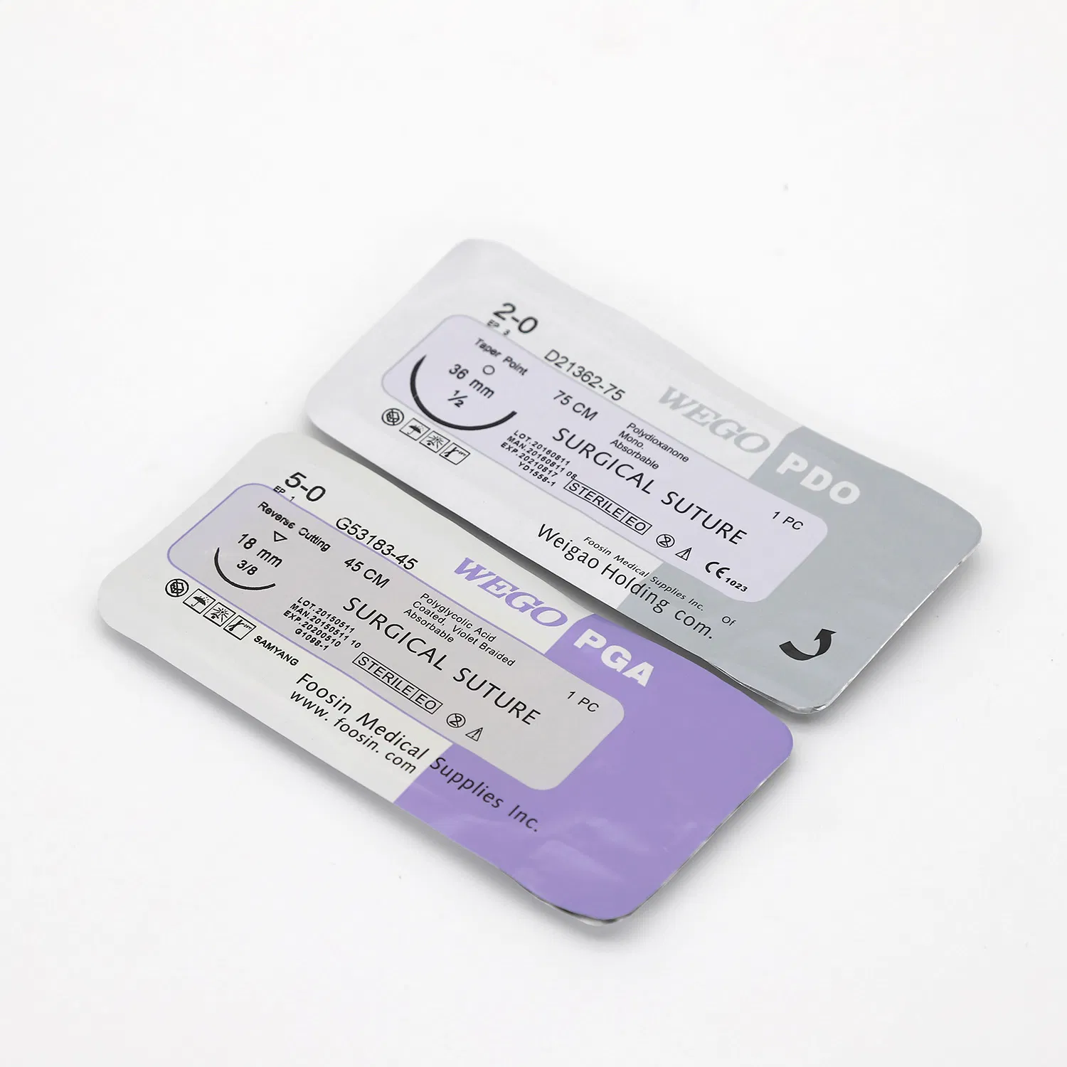 Violet PGA Surgical Suture with Palletizing