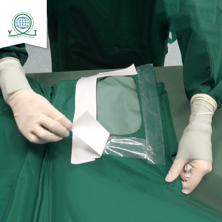 Sterile Strong-Adhesion Medical Double Sided Adhesive Pet Surgical Tape Use for Hospital Fix Surgical Drape