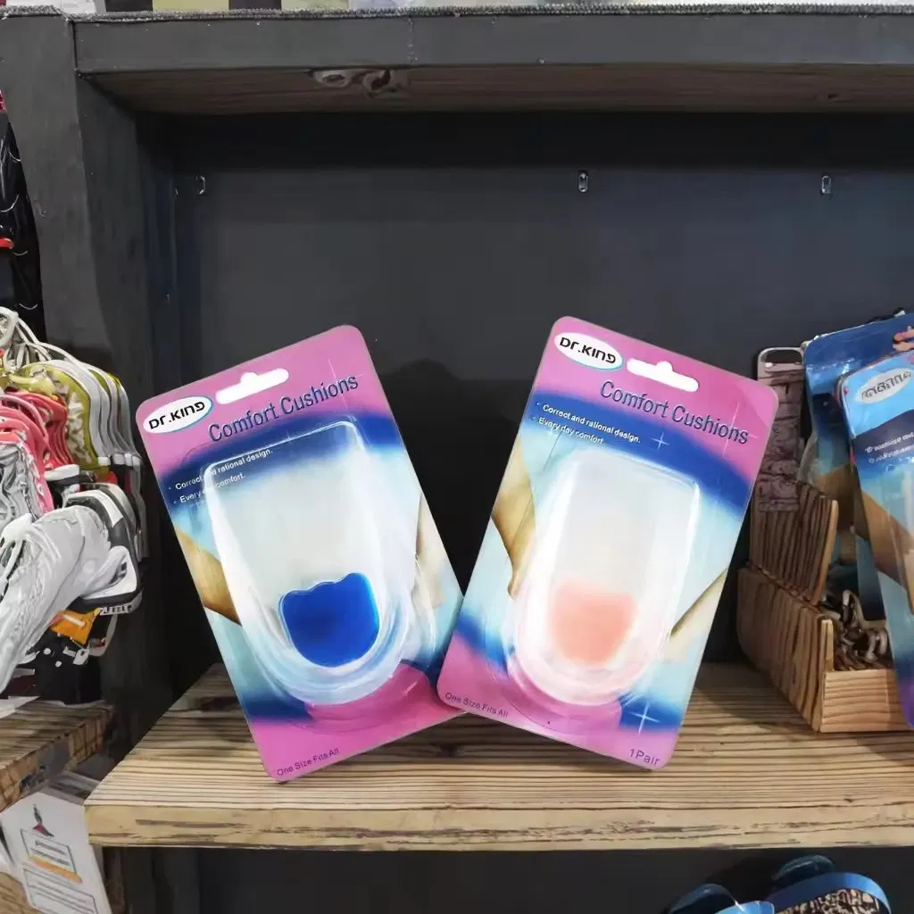 Comfortable Sports Insoles Half Fitness Silicone Gel Insoles for Shoes