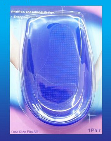 Soft Gel Silicon Heel Cups Cushion Breathable Heel Cushioned Insoles