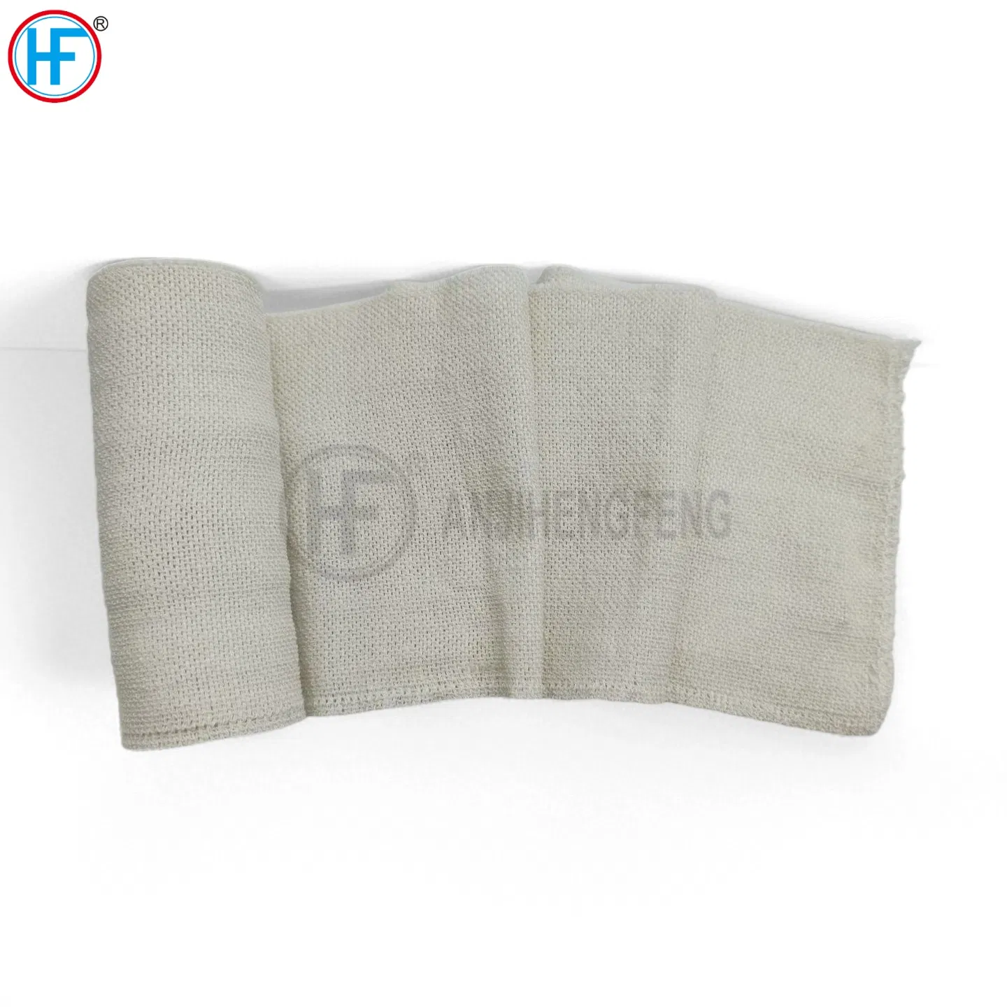 CE Approved Medical Supply Natural (Bleached) Plain Elastic Bandage