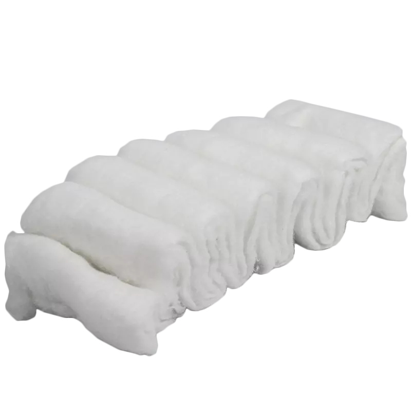 Factory Wholesales Medical Absorbent Pure Bleached Cotton Folded Medical Absorbent Zigzag Cotton Wool