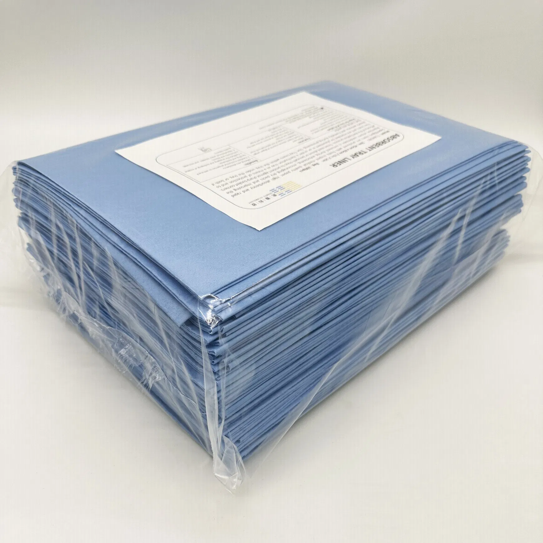 Absorbent Blue Nonwoven Tray Liners Disposable