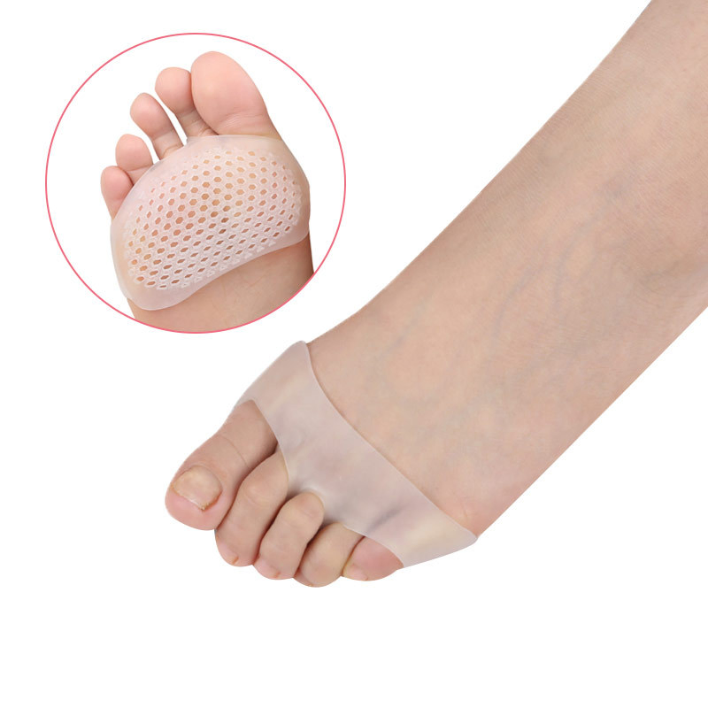 Amazon Hot Selling Breathable Holes Silicon Honeycomb Forefoot Pad Insole
