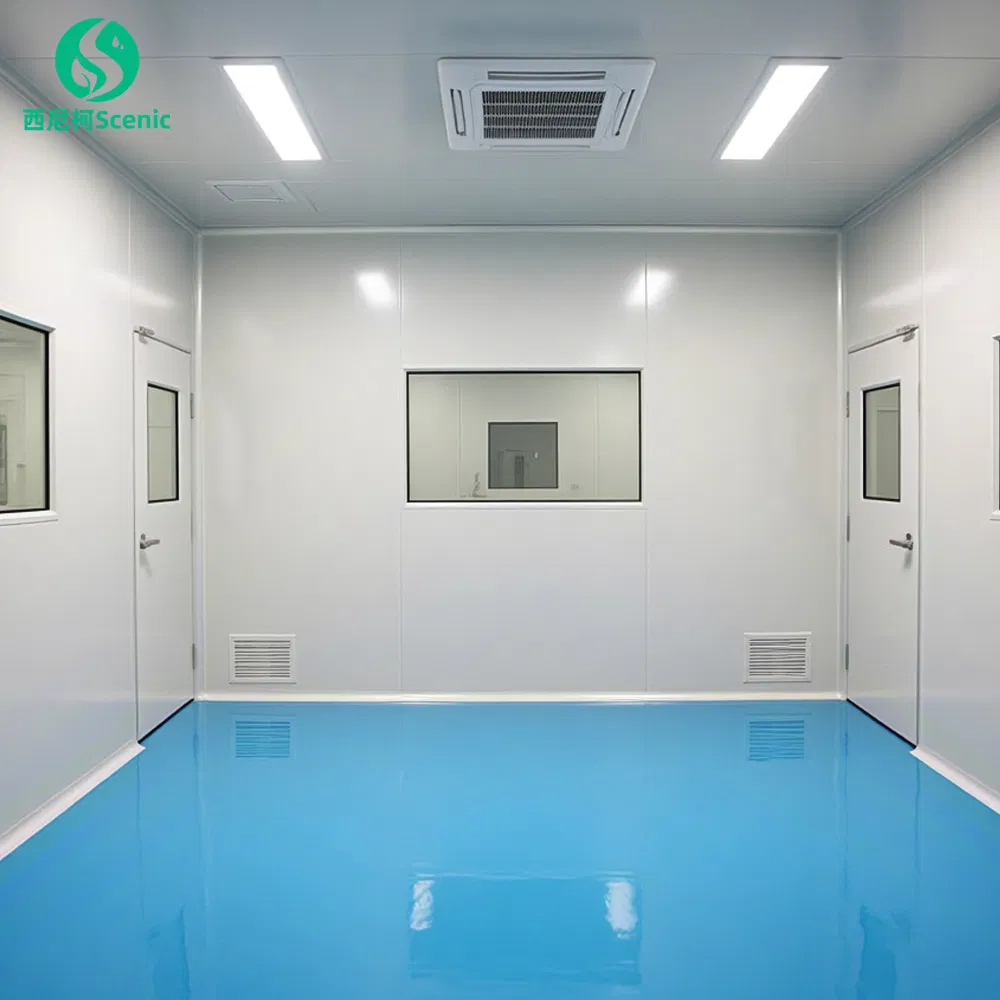 ISO6 Bio-Safety Air Cleaning Pharmaceutical Flow Construction Laboratory Medical Machinery Industries Plant New GMP Clean Room